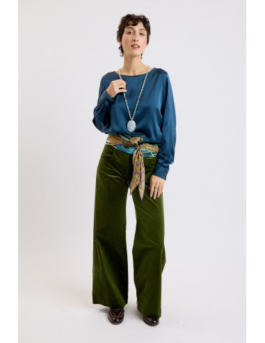 VELVET FLARE JEANS MOSS france