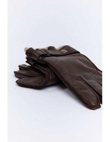 DOUBLE SIDED CASHMERE GLOVES BROWN Comparez plus de prix