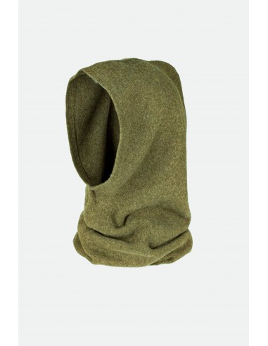 CASHMERE HOOD OLIVE pas cher 