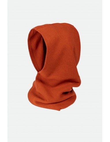 CASHMERE HOOD TERRACOTTA destockage