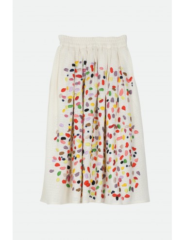 FIESTA SKIRT OFF-WHITE français