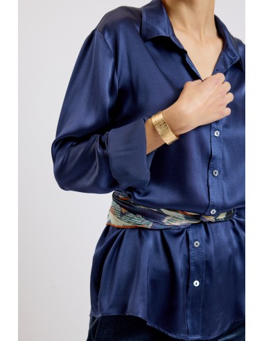 SILK SHIRT navy en ligne des produits 