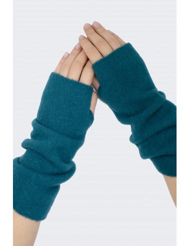 WOOL MITTEN TEAL de votre