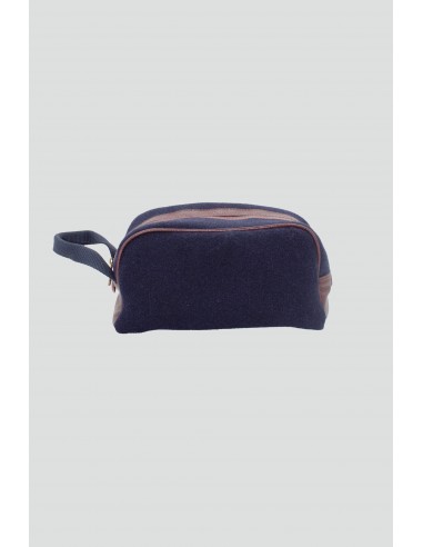 WOOL TOILETRIES BAG NAVY Comparez et commandez 