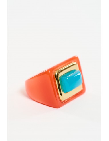 BAGUE EN RÉSINE ORANGE est présent 